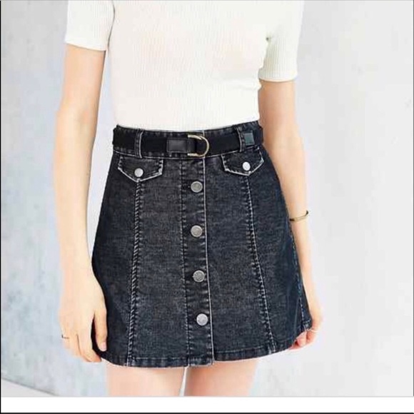 Urban Outfitters Dresses & Skirts - UO BDG Corduroy Button Front Skirt